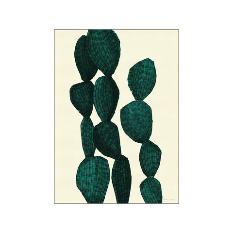 Poster & Frame-Dorthe Svarrer Plakat A3 Cactus Opuntia-Norway Designs