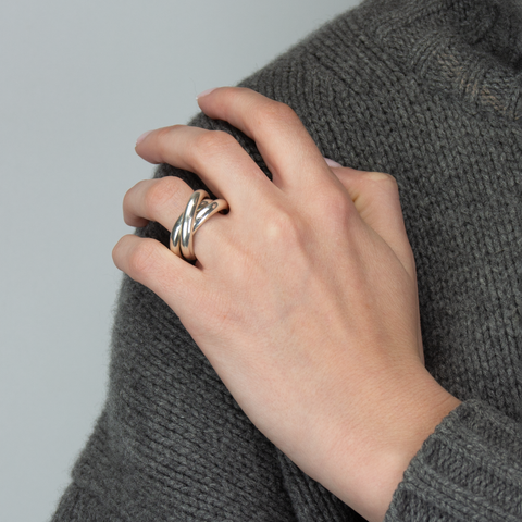 E-Kollektion-F72 Ring Sølv-Norway Designs