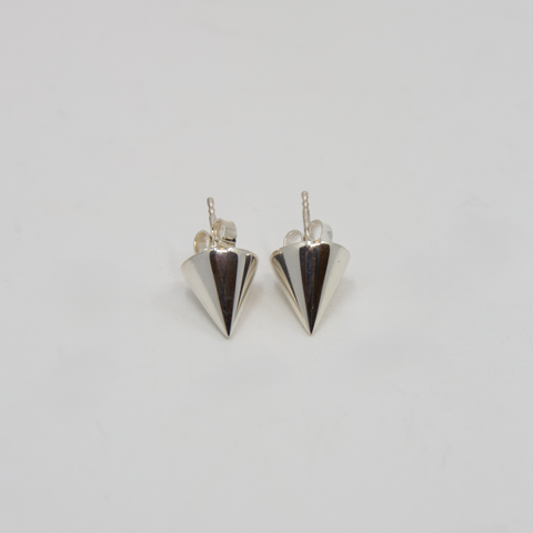 E-Kollektion-Spike Ørepynt Sølv-Norway Designs