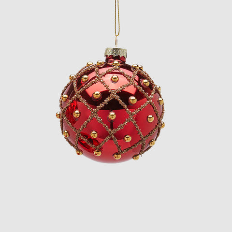 EDG - Julekule Decomix 8cm Harlequin - Norway Designs