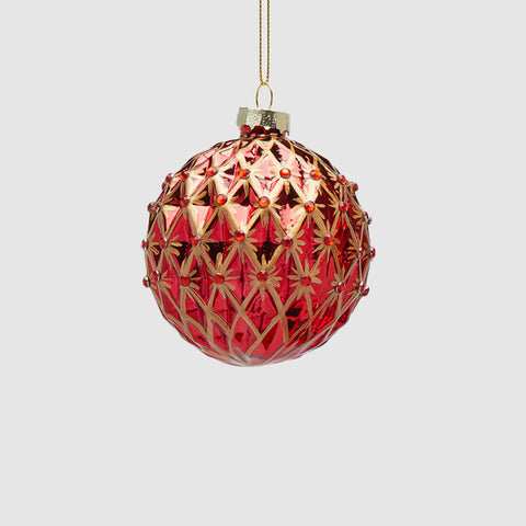 EDG - Julekule Decomix 8cm Stjerne - Norway Designs