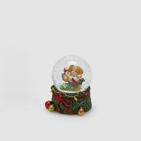 EDG - Snøkule Cagnolino 9cm Grønn - Norway Designs