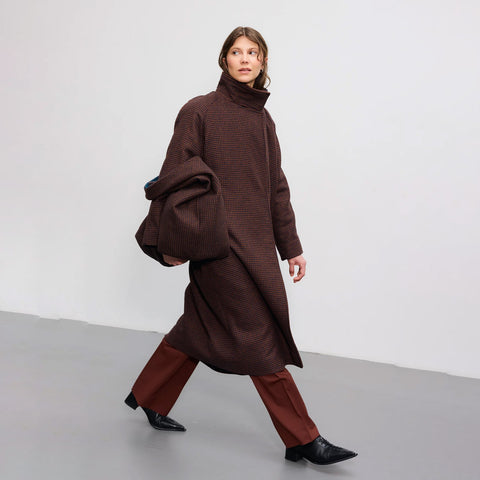 ESP - Insight Longcoat Houndtooth - Norway Designs