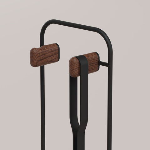 Eldvarm-Fumi Compantion Set Peisutstyr Noir Sort-Norway Designs