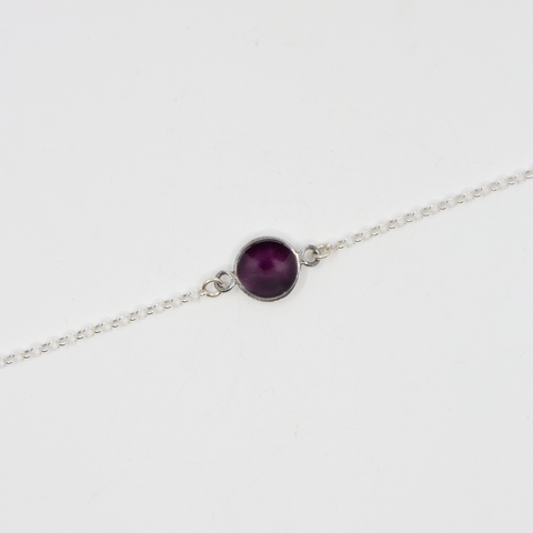 Boble Armlenke/armbånd i fargen aubergine fra embla