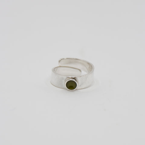 Embla-Boble Ring Mini Mørk Oliven-Norway Designs