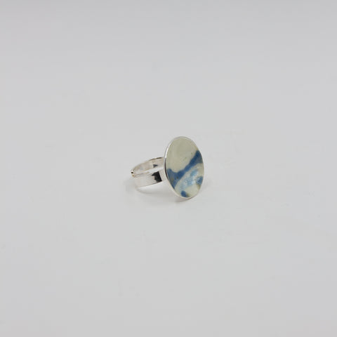 Embla-Boble Ring Stor Himmel Hav-Norway Designs