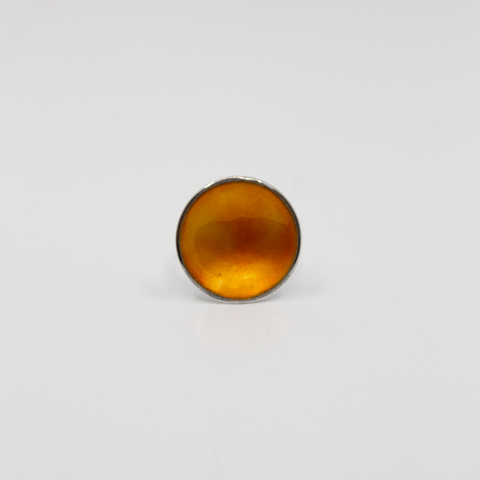 Boble ring stor i fargen orange fra embla