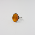 Boble ring stor i fargen orange fra embla