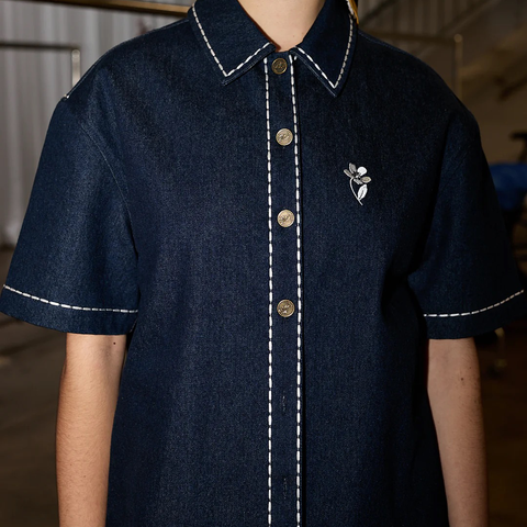 Fam Irvoll-Yasmine Denimskjorte-Norway Designs