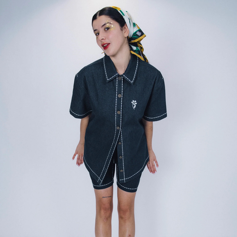 Fam Irvoll-Yasmine Denimskjorte-Norway Designs