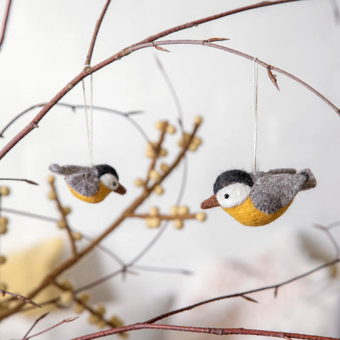 Julepynt Fugler Kjøttmeis 2stk