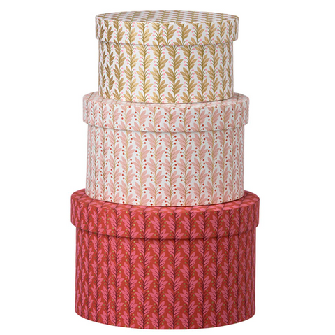 Gaveeske Rund Medium Naya Scarlet fra Bungalow