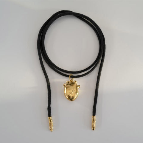 Generous Heart Halssmykke Forgylt Sølv - Norway Designs