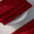 Christmas Servietter 50x50cm Dyp Rød 2pk fra Georg Jensen Damask