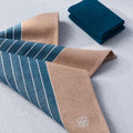 Minimal Lines Kjøkkenhåndkle Teal Blue fra Georg Jensen Damask