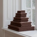 Georg Jensen Damask Damask Terry Håndkle 50x100 Dark Chocolate