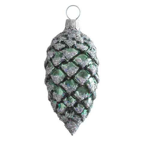 Glasskongle Grønn 6cm-Norway Designs