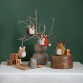 Gry & Sif - Julepynt Dyrene i Skogen Sett à 5 - Norway Designs
