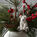 Gry&Sif - Julepynt Sittende Isbjørn - Norway Designs