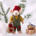 Gry&Sif - Julepynt Mus med Gavepose - Liten - Norway Designs