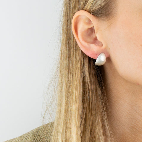 Bold Mini Earrings Silver