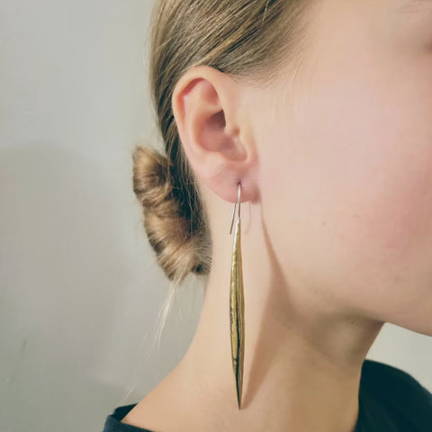 Hedvig Sommerfeldt-Pil Ørepynt Messing-Norway Designs