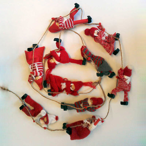 Hemslöjdsprodukter - Julepynt Nisser på Tau - Norway Designs