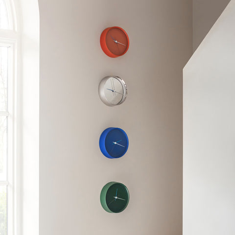 Georg Jensen-Koppel Veggklokke Grønn Blå Rød-Norway Designs