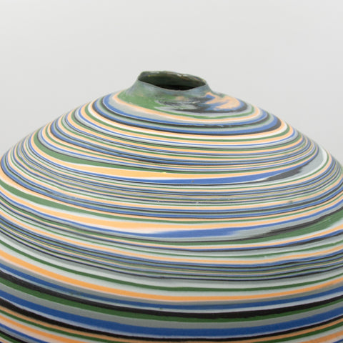 Henrik Rasmussen - Kulevase Porselen H22cm Flerfarget - Norway Designs
