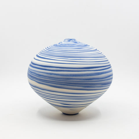 Henrik Rasmussen - Vase Blå/Hvit - Norway Designs