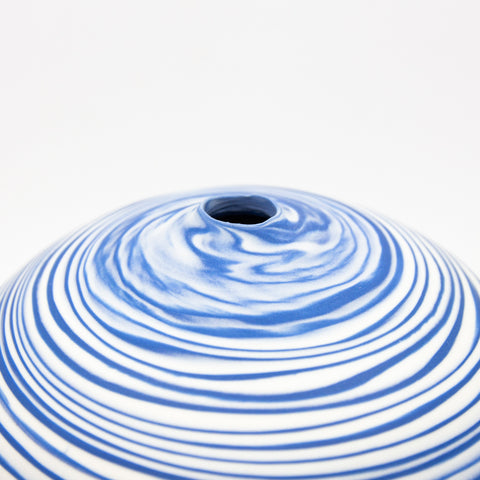 Henrik Rasmussen - Vase Blå/Hvit - Norway Designs