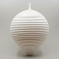 Henrik Rasmussen - Vase m/Hals og Riller Hvit - Norway Designs