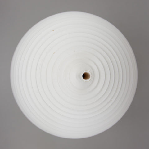 Henrik Rasmussen - Vase m/Hals og Riller Hvit - Norway Designs