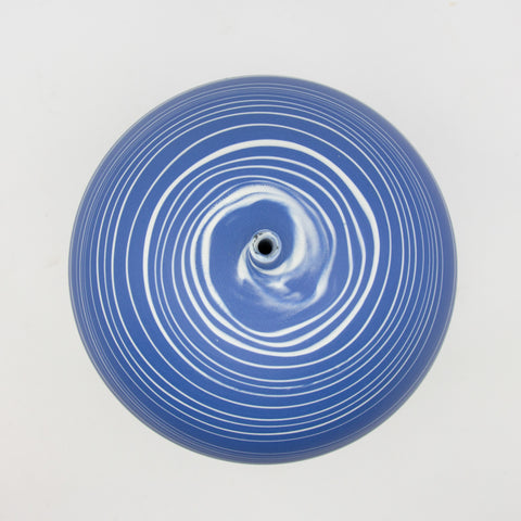 Henrik Rasmussen - Vase m/Hals Porselen Blå/Hvit - Norway Designs