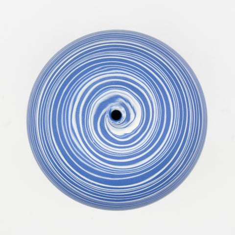 Henrik Rasmussen - Vase m/Hals Porselen Liten  Blå/Hvit - Norway Designs