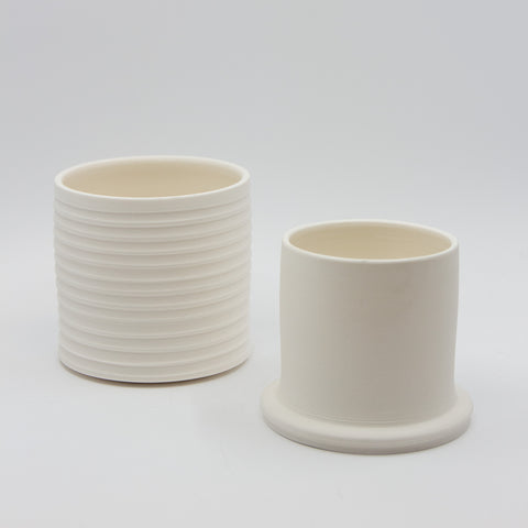 Henrik Rasmussen-Fransk Smørklokke Porselen Hvit-Norway Designs