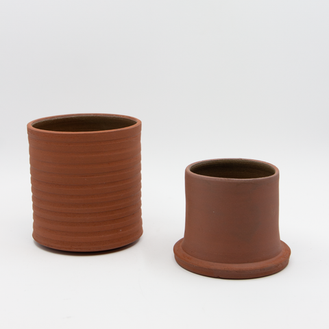 Fransk Smørklokke Terracotta fra Henrik Rasmussen