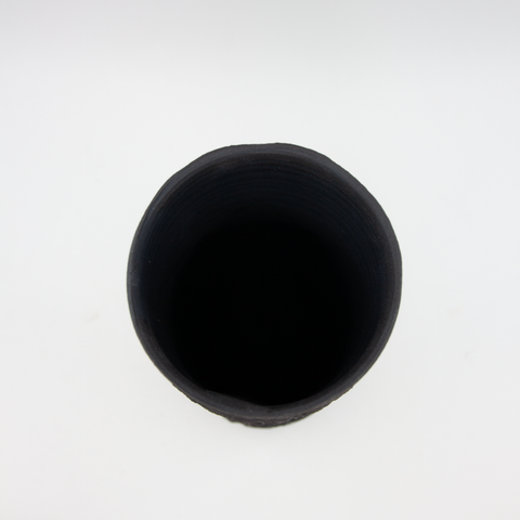 Henrik Rasmussen-Vase Sylinder Fasetter H22cm-orway Designs