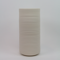 Henrik Rasmussen-Vase Sylinder Porselen Riller-Norway Designs