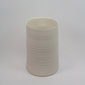 Henrik Rasmussen-Vase Sylinder Porselen Riller 1-Norway Designs