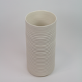 Henrik Rasmussen-Vase Sylinder Porselen Riller-Norway Designs
