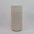 Henrik Rasmussen-Vase Sylinder Porselen Riller-Norway Designs