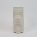 Henrik Rasmussen-Vase Sylinder Porselen Riller H20cm-Norway Designs
