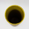 Vase Sylinder Riller Gul fra Henrik Rasmussen