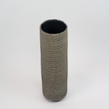 Henrik Rasmussen-vase Sylinder Riller Natur-Norway Designs