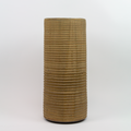 Henrik Rasmussen-Vase Sylinder Riller Sandgul-Norway Designs