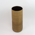 Henrik Rasmussen-Vase Sylinder Riller Sandgul-Norway Designs