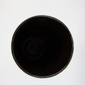 Vase Sylinder Stor Fasetter Blank Sort fra Henrik Rasmussen