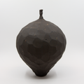 Vase m/Hals Brun med Spetter fra Henrik Rasmussen